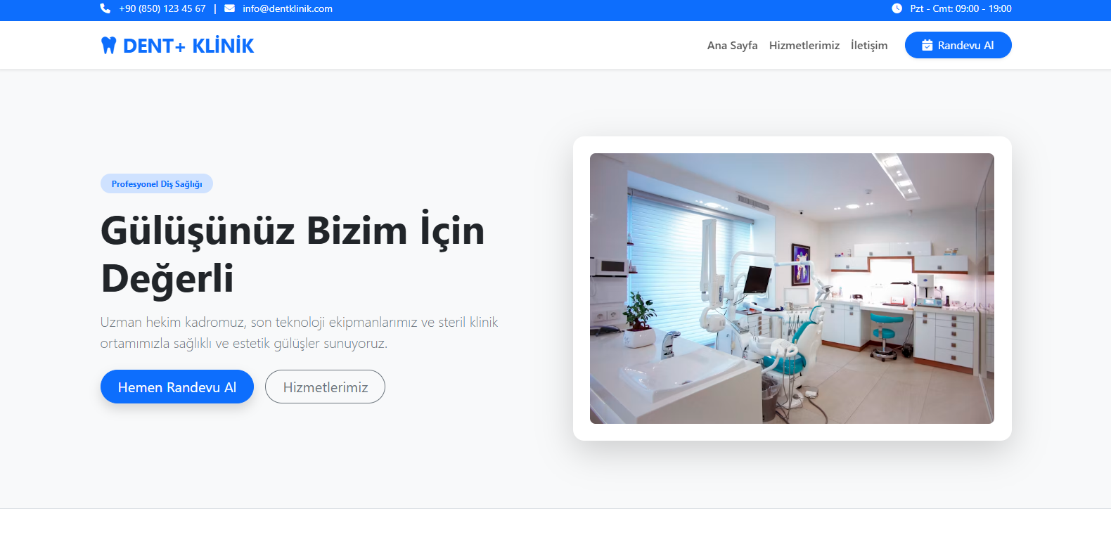 Kurumsal Şirket & Ajans Web Sitesi